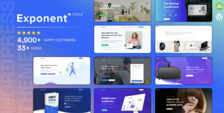 Exponent Pro – Modern Multi-Purpose Business WordPress Theme 1 Exponent Pro WordPress Theme