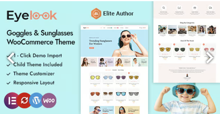 Eyelook - Sunglasses and Eyewear Store WordPress WooCommerce Theme 1 Eyelook Sunglasses and Eyewear Store WordPress WooCommerce Theme