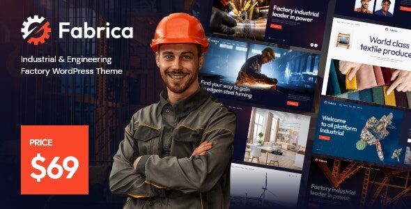 Fabrica - Industrial & Engineering Factory Theme 1 Fabrica Industrial & Engineering Factory WordPress Theme