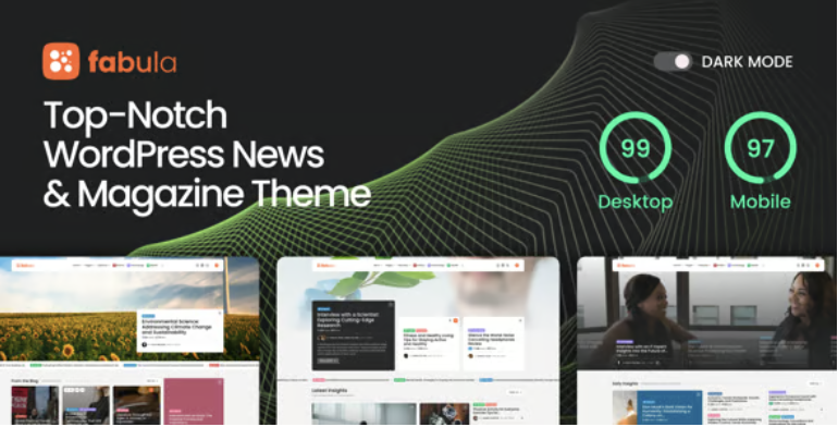 Fabula - News & Magazine WordPress Theme 1 Fabula News & Magazine WordPress Theme