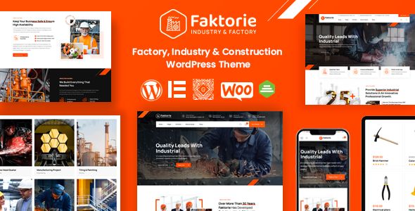 Faktorie – Industry Factory WordPress Theme 1 Faktorie Industry Factory WordPress Theme