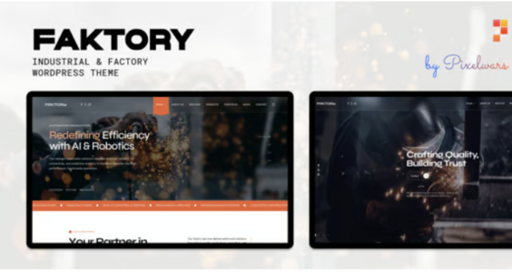 Faktory Industrial & Factory WordPress Theme