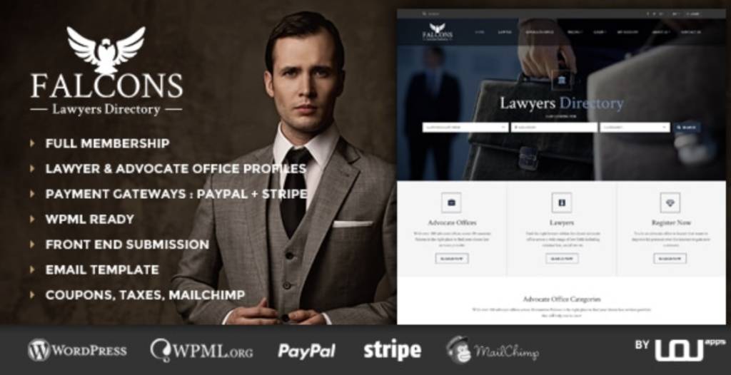 Falcons – Directory for Lawyers Official Licence — Buy