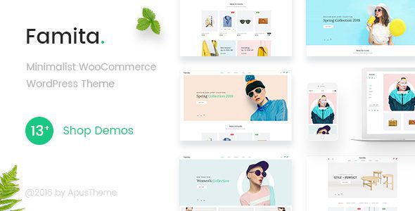 Famita - Minimalist WooCommerce WordPress Theme 1 Famita Minimalist WooCommerce WordPress Theme