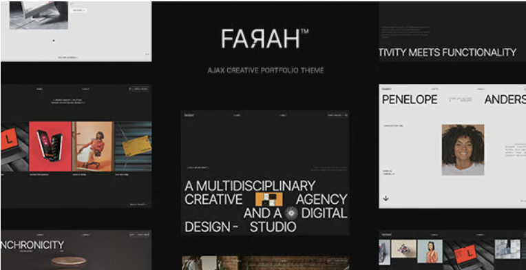 Farah - AJAX Creative Portfolio WordPress Theme 1 Farah AJAX Creative Portfolio WordPress Theme