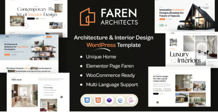 Faren - Architecture and Interior Design WordPress Theme 1 Faren - Architecture and Interior Design WordPress Theme
