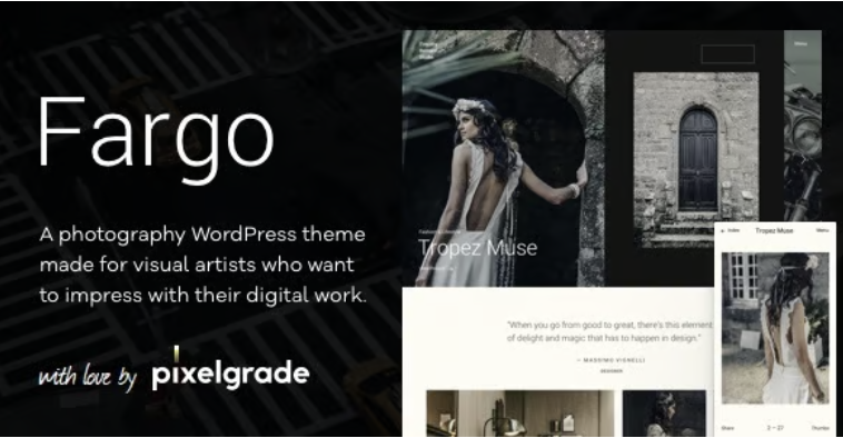 Fargo – A Charming Photography WordPress Theme 1 Fargo – A Charming Photography WordPress Theme