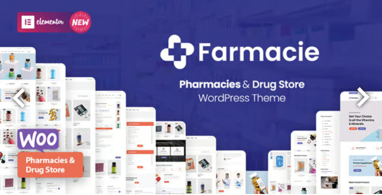 Farmacie - Pharmacy & Drug Store Theme 1 Farmacie - Pharmacy & Drug Store WordPress Theme