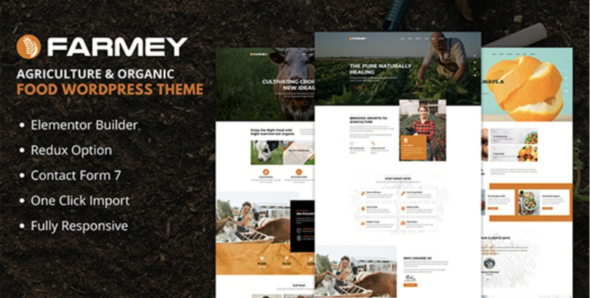 Farmey Agriculture WordPress Theme