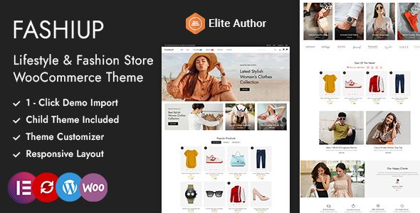 Fashiup - Fashion Apparel Store WordPress WooCommerce Theme 1 Fashiup - Fashion Apparel Store WordPress WooCommerce Theme