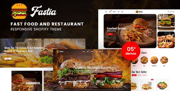 Fastia - Fast Food & Restaurant Shopify Theme 1 Fastia - Fast Food & Restaurant Shopify Theme