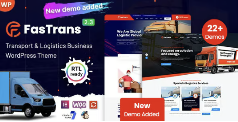 Fastrans - Logistics WordPress Theme 1 Fastrans - Logistics WordPress Theme