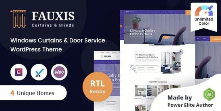 Fauxis – Windows Curtains WordPress Theme + RTL 1 Fauxis Windows Curtains WordPress Theme