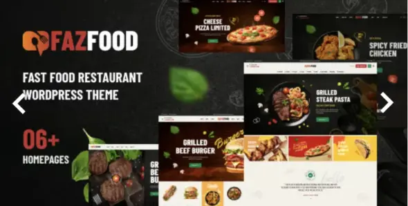 Fazfood Fast Food Restaurant WordPress Theme