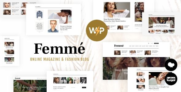Femme - Fashion Blog & Style Magazine WordPress Theme + RTL 1 Femme - Fashion Blog & Style Magazine WordPress Theme