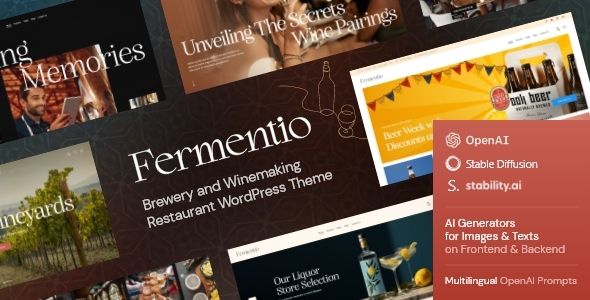Fermentio — Brewery and Winemaking Beer WordPress Theme 1 Fermentio Brewery and Winemaking WordPress Theme