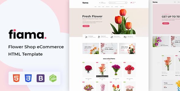 Fiama Flower Shop & Florist WordPress Theme
