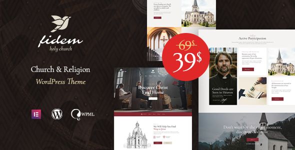 Fidem – Church Religion WordPress Theme 1 Fidem – Church Religion WordPress Theme