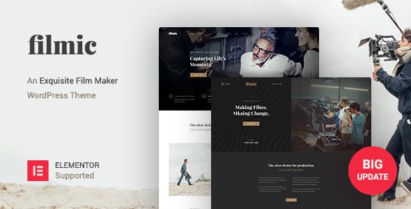 Filmic - Movie Studio & Cinema WordPress Theme 1 Filmic - Movie Studio & Cinema WordPress Theme