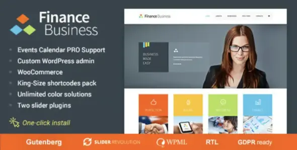 Finance Business WordPress Theme