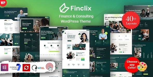 Finclix – Finance Consulting WordPress Theme 1 Finclix Finance Consulting WordPress Theme