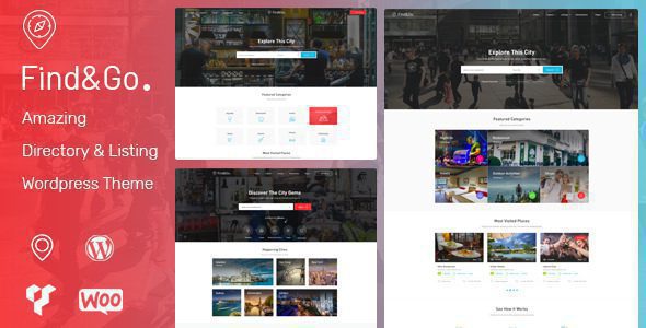 Findgo - Directory Listing WordPress Theme 1 Findgo - Directory Listing WordPress Theme