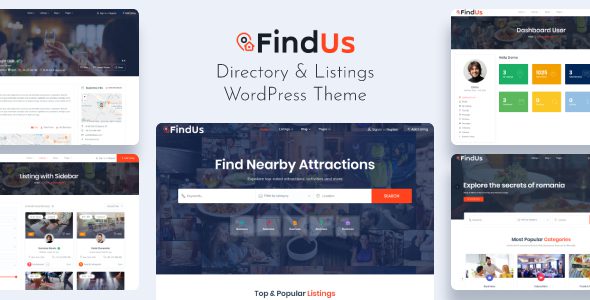 Findus - Directory Listing WordPress Theme 1 Findus - Directory Listing WordPress Theme