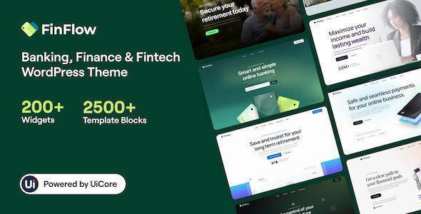 FinFlow - Banking, Finance & Fintech WordPress Theme 1 Fin Flow Banking, Finance & Fintech WordPress Theme