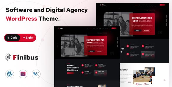 Finibus – Software and Digital Agency WordPress Theme 1 Finibus WordPress Theme