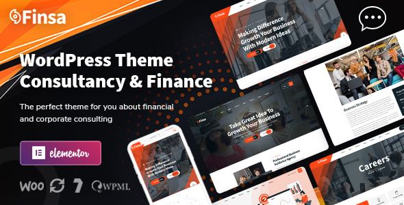 Finsa – Consulting & Agency WordPress Theme 1 Finsa – Consulting & Agency WordPress Theme