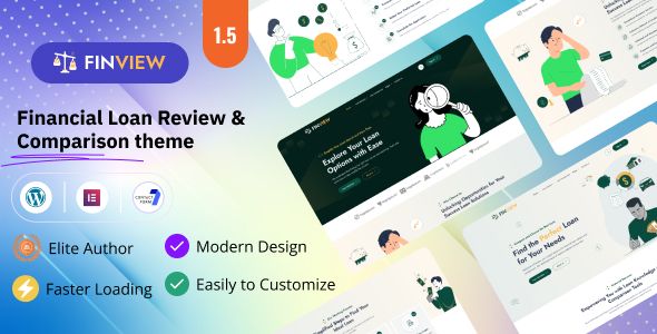 Finview - Financial Loan Review and Comparison Affiliate WordPress Theme 1 Finview Financial Loan Review and Comparison WordPress Theme