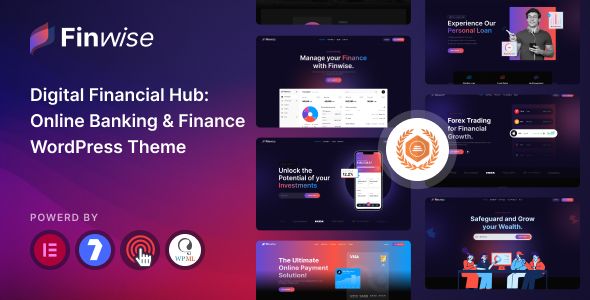 Finwise – Online Banking & Finance WordPress Theme 1 Finwise – Online Banking & Finance WordPress Theme