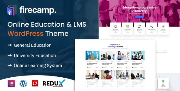 Firecamp – Education WordPress Theme 1 Firecamp – Education WordPress Theme