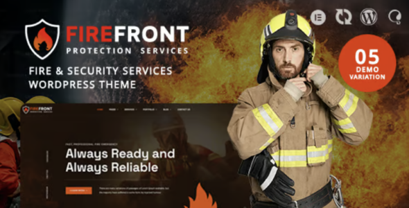 Firefront Fire & Security Services WordPress Theme