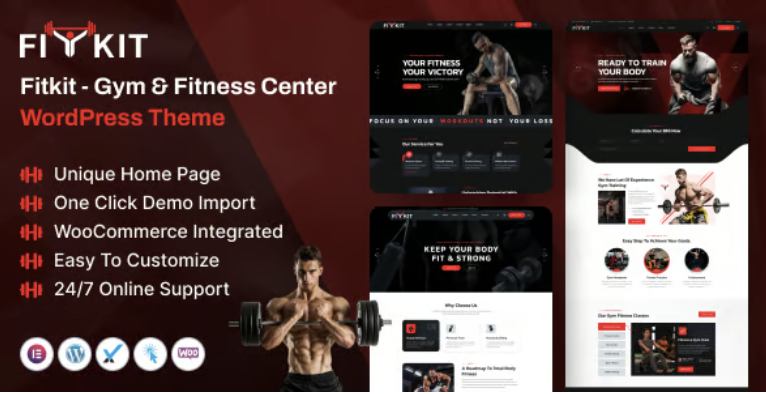 Fitkit - Gym and Fitness Center WordPress Theme 1 Fitkit - Gym and Fitness Center WordPress Theme