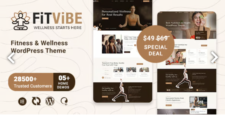 Fitvibe – Fitness & Wellness WordPress Theme 1 Fitvibe – Fitness & Wellness WordPress Theme