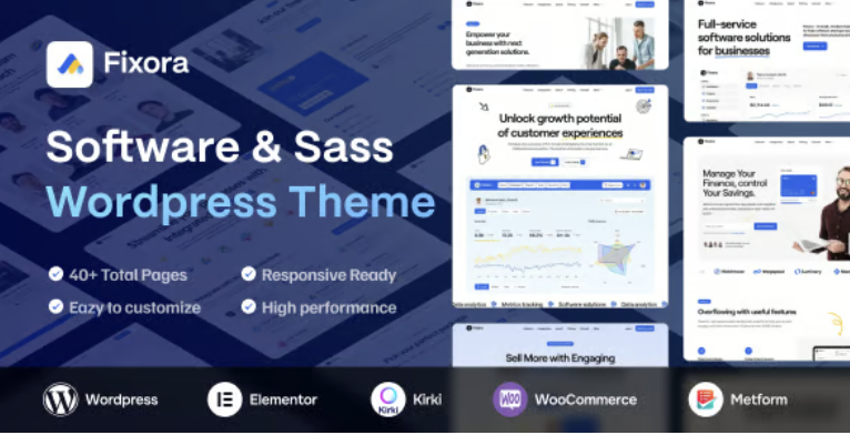 Fixora - SaaS & Startup WordPress Theme 1 Fixora WordPress Theme