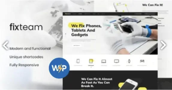Fix Team Pro WordPress Theme