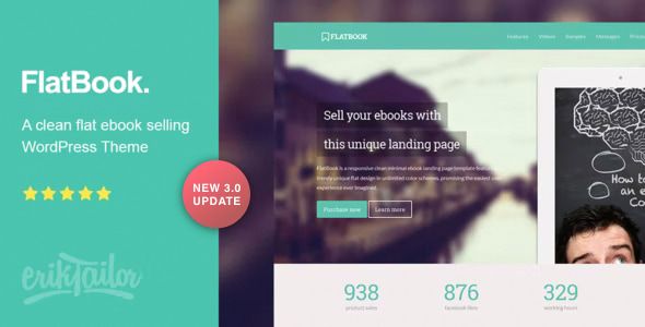 FlatBook – Ebook Selling WordPress Theme 1 Flat Book – Ebook Selling WordPress Theme