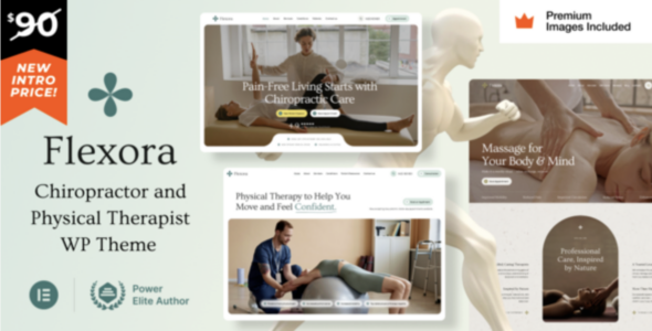 Flexora Chiropractors Message and Physical Therapists WordPress Theme