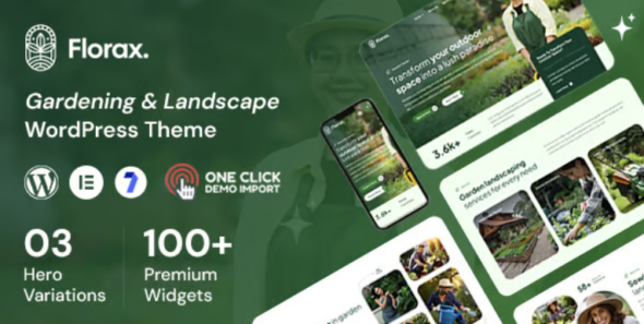 Florax - Landscaping WordPress Theme