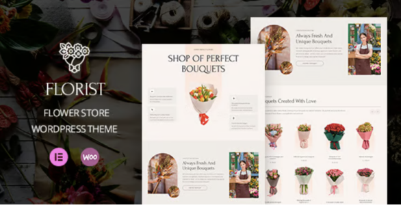 Florist - Flower Store WordPress Theme
