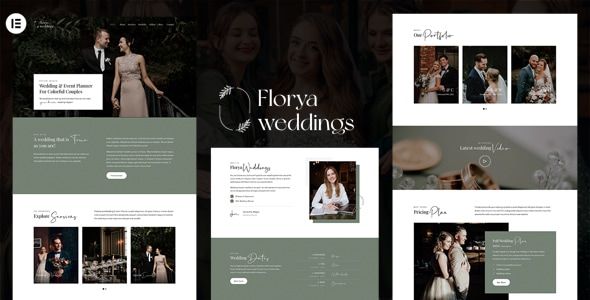 Florya – Wedding and Event Planner Elementor WordPress Theme 1 Florya – Wedding and Event Planner Elementor WordPress Theme