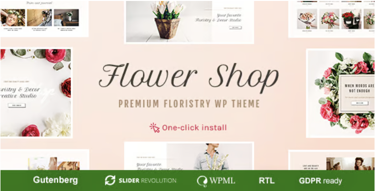 Flower Shop - Decoration Store and Floristic WordPress Theme 1 Flower Shop - Decoration Store and Floristic WordPress Theme