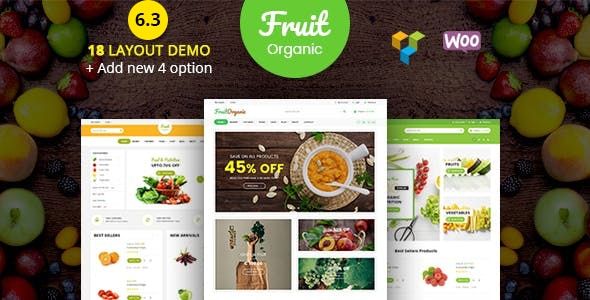 Food Fruit – Organic Farm/ Natural RTL Responsive WooCommerce WordPress Theme 1 Food Fruit Organic Farm WordPress Theme