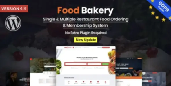 Food Bakery Pro WordPress Theme