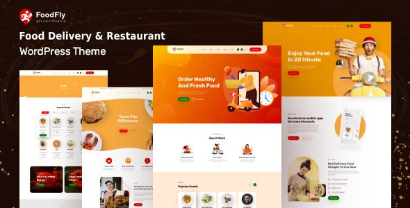 Foodfly- Fast Food Delivery Restaurant WordPress Theme 1 FoodFly Food Delivery & Restaurant WordPress Theme