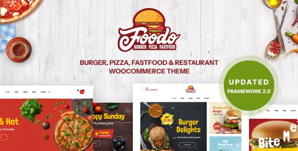 Foodo – Fast Food Restaurant WordPress Theme 1 Foodo – Fast Food Restaurant WordPress Theme