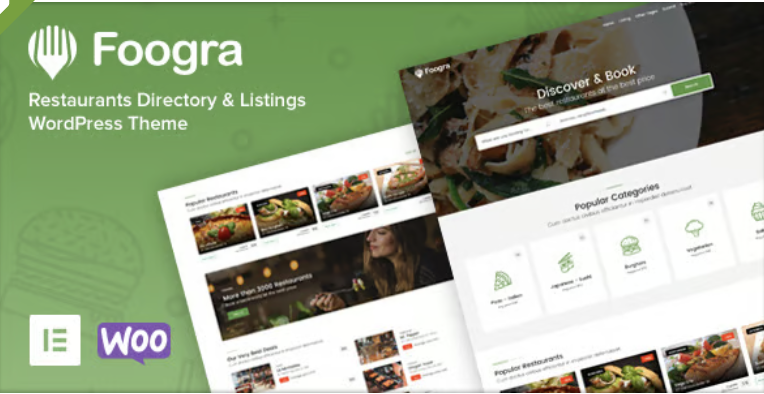 Foogra - Restaurants Directory & Listings WordPress Theme 1 Foogra Restaurants Directory & Listings WordPress Theme