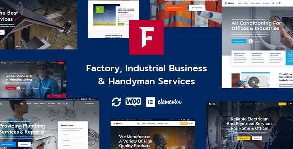 Fortis – Factory Industrial Business Handyman Services WordPress Theme 1 Fortis – Factory Industrial Business Handyman Services WordPress Theme